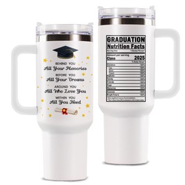 Undergo Graduation Gifts, College/High Graduation Gifts 2025, Present For Son, Daughter From Mom, Dad, 40oz Stainless Steel Tumbler