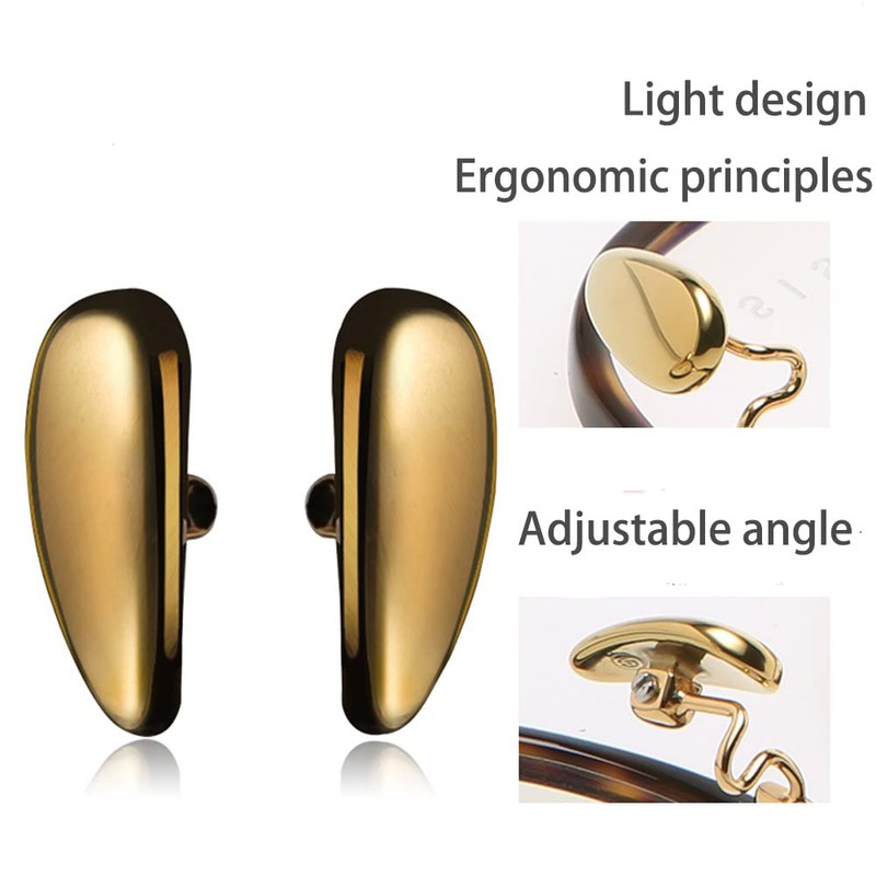 Screw-on Ceramics Nose Pads,Symmetrical Nosepad + Glasses Nose Pads Screwdriver
