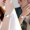 [He] Germanium Bracelet, Anti-Static Bracelet, Magnetic, Men's, Hematite, Fashion Jewelry