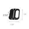 FarBoat 10Pcs Flush Cabinet Pulls Recessed Hidden Finger Pulls Handles