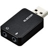 ELECOM USB Audio Conversion Adapter φ3.5mm USB to Stereo Mini