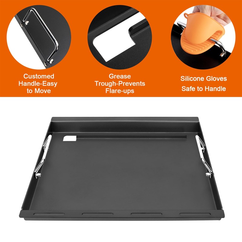 Full-Size Griddle Inserts for Weber Spirit I & II 200