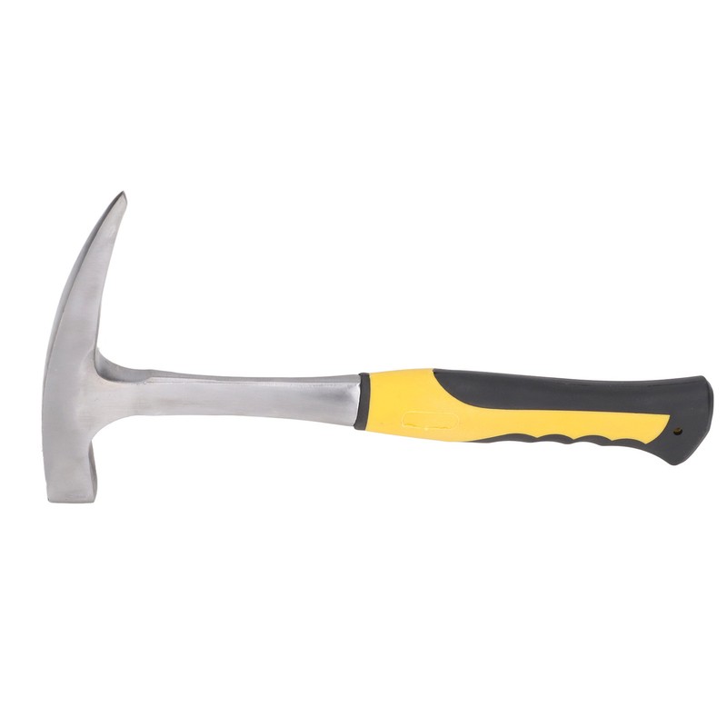 Brick Hammer Rubber Handle Impact Resistant Geological Pointed Head Duckbill