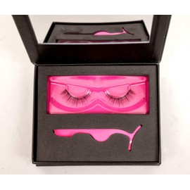 Delashious Magnetic Eyelashes, Natural Look Synthetic Feather-Weight Re-Usable Full Lash and Half Lash