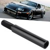 Shift Knob Extender，Manual Metal Chrome Gear Shift Knob 3in Extension