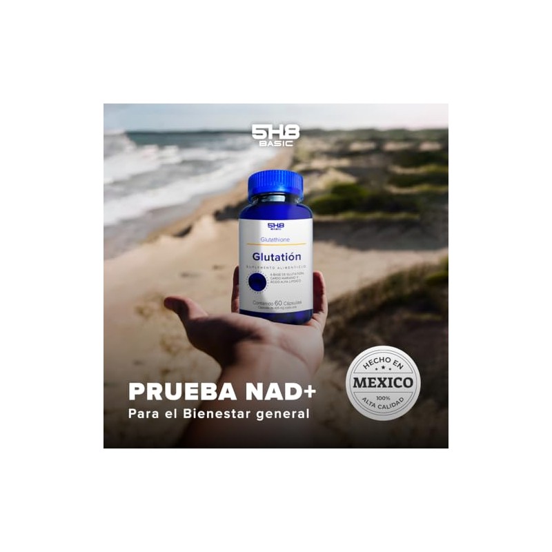 Glutation Adicionado Con Cardo Mariano Y Ácido Alfa Lipoico 5H8