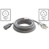 AC WORKS [MD13APR] 13A 125V Medical Grade Household Extension Cord