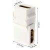 MTUERANC HDMI Keystone Jack, (2-Pack) Gold-Plated 90 Degree Angle HDMI