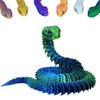3D Printed Snake, 3d Printed Fidget Toy, Flexible Articulated Snake