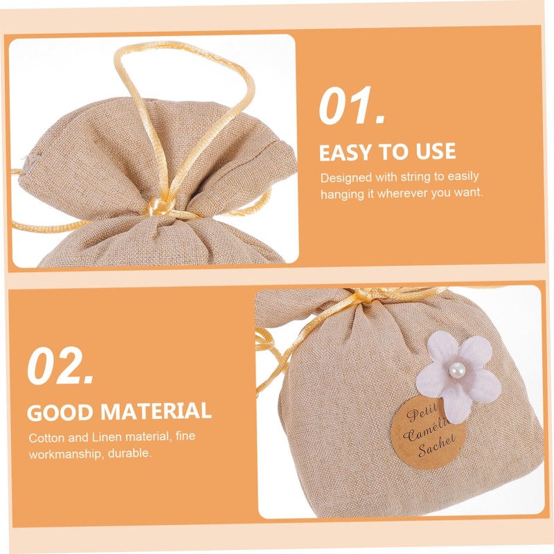 NOLITOY 2pcs Fresh Scent Sachets Aromatherapy Bags for Wardrobe Elegant