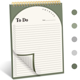 To Do List Notebook for Work - Daily Planner Notepad Double Side Use To Do List Notepad Planner, 6.5" X 9.8" Organiser Notebook