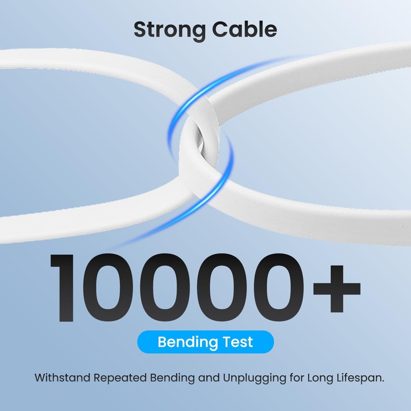 OXZEEWEE Extra Long USB A to USB C Extension Flat