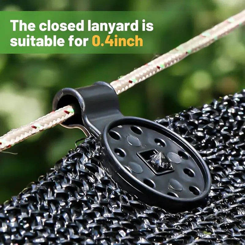 50PCS Heavy-Duty Awning Fabric Clips, Reusable Windproof Tarp and Garden