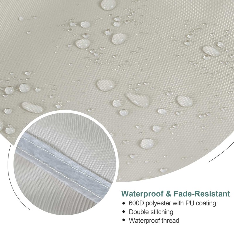 STEECA Patio Hanging Egg Chair Cover - Waterproof Outdoor Wicker