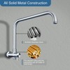HOMVIVA® All Solid Metal 3-Way Shower Arm Diverter Valve with