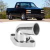 Water Neck Thermostat Housing 8459BK 15° Swivel Silver Thermostat Housing
