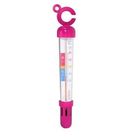 CRECER AP-02B Water Thermometer Blue/Pink/Yellow, safety pink