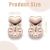 SUJEBKC 3 Pairs of Ear Lobe Holders, Ear Lobe Closure,