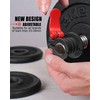 ZY-HUAN Barbell Clips 1 inch Barbell Clamps 0.9-1.18inch Quick Release