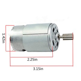 2 Pcs Universal 550 20000RPM High Speed Electric Motor RS550 6V Motor Drive Engine Accessory for RC Car Children Ride on Toys Replacement Parts