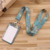 ID Badge Holder Lanyard for Keys Aesthetic Flower Keychain Lanyard