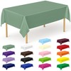 QZYL 12 Pcs Rectangle Tablecloth, 54 X 108 Inches Plastic