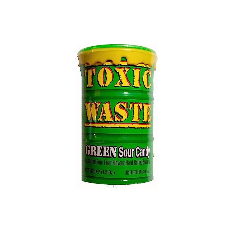 Toxic Waste Green Drum Sour Candy 42 g