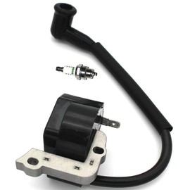 Ignition Coil With Spark Plug BM6A For Troy-Bilt TB2BP TB320BV TB15CS Bolens BL100 BL150 Yard Machines Y700 Y700VP Y765 Craftman 316794790 316794791 Parts# 753-04324