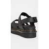 Dr. Martens womens Ankle-Strap Sandal, Black Hydro, 9 US