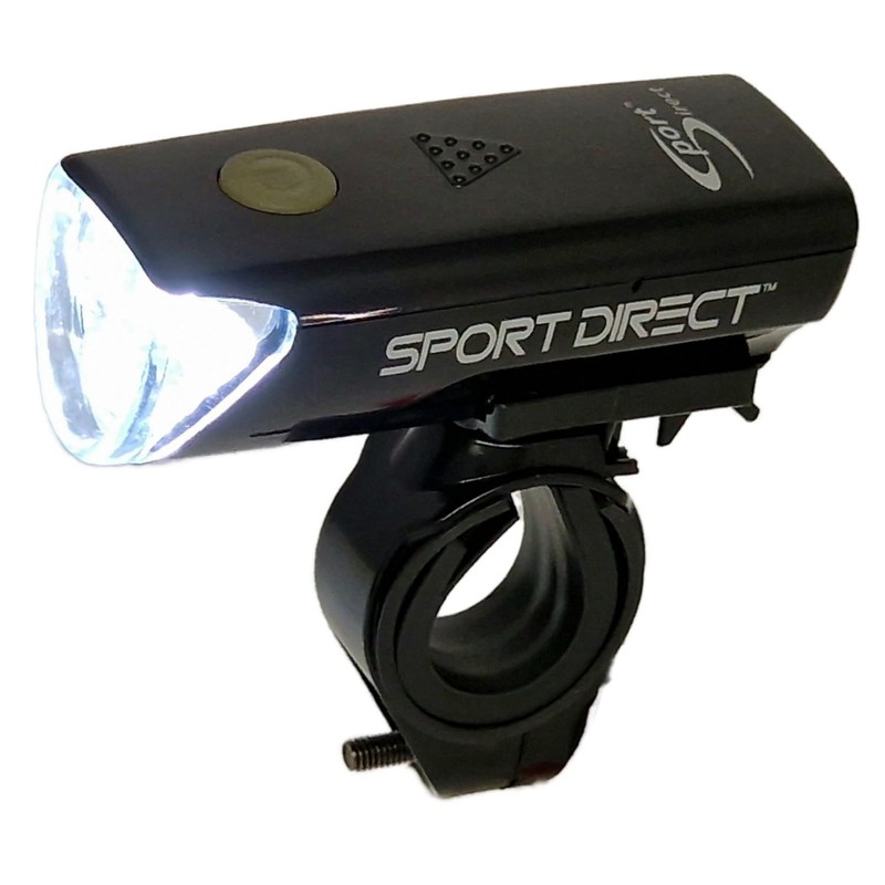 Sport Direct Mega White 20 Lumen Front Light. Focused beam.