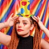 TOYANDONA Clown, cappello da clown, costume di carnevale, divertente performance,