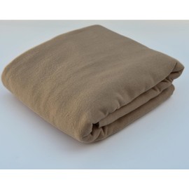 Virginia Tex Flannel, Sold by the Metre, Cotton Fabric 100%, Large Width 240 cm, Soft Fabric Oeko-Tex Standard 100 Plain Colours for Sewing (Cream, 100 cm x 240 cm)