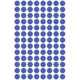AVERY Zweckform AVERY Zweckform 3591 selbstklebende Markierungspunkte 416 Stück (Ø 8mm, ablösbare Klebepunkte auf 4 Bogen, Farbcodierung, runde Aufkleber für Kalender, Planer und zum Basteln, Papier) blau