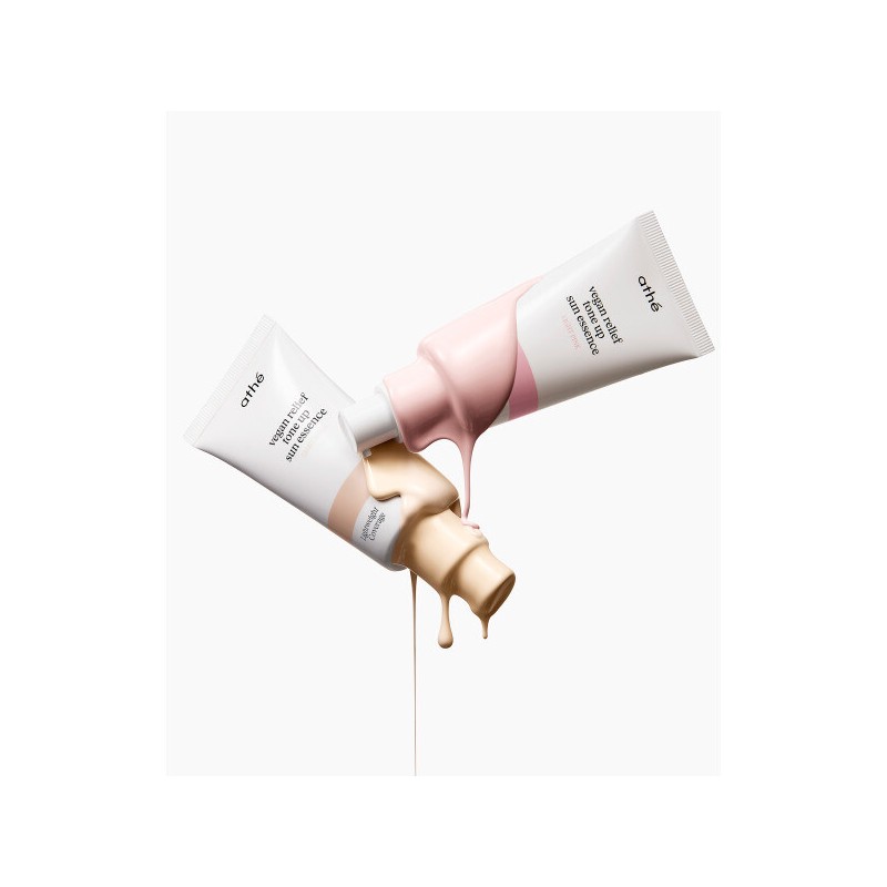 아떼 비건 릴리프 톤업 선에센스 50ml SPF50+ PA++++ 라이트핑크/라이트베이 ATTE