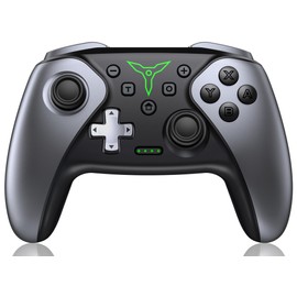 HELLCOOL Switch Controller, Wireless Switch Controller for Switch/Lite/OLED Console, Switch Pro Controller with Macro/Turbo/Wake Function, Precise Control, Dual Motors Vibration, 15 Hours Playing Time