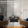 DAKASON 32In Oval LED Flush Mount Light for Kitchen/Living Room,