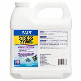 API Stress Zyme Plus Bio Filtration Booster for aquarium  - 64 oz