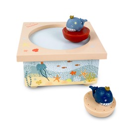 Trousselier 6260412 Kids Whale Dancing Characters Magnetic Music Box Music Box Music Box