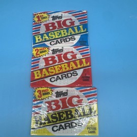 1988 Topps Big Baseball Cards Lot of 3 (Three) Sealed Unopened Packs-*