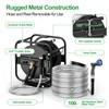 SPECILITE Heavy Duty Metal Garden Hose Reel With 80 Ft