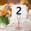 Giilayky 100Pcs Table Numbers 1-100,Plastic Table Numbers, Double Sided Table