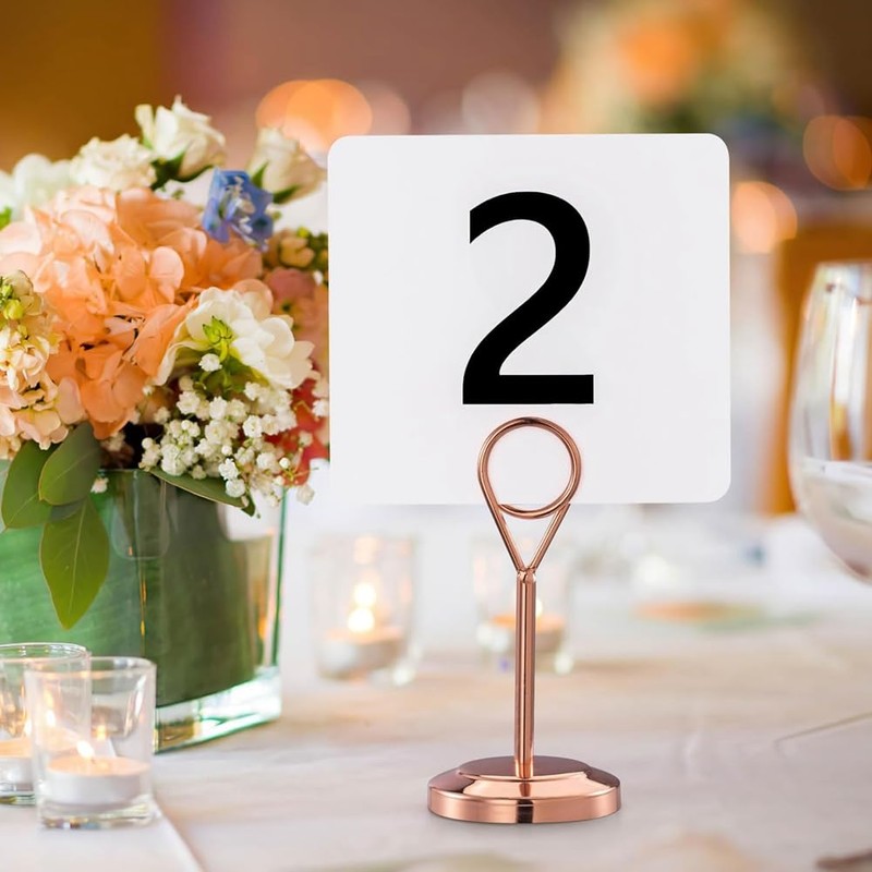 Giilayky 100Pcs Table Numbers 1-100,Plastic Table Numbers, Double Sided Table