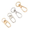 40Pcs Lobster Claw Clasps Zinc Alloy Gold Silver Color Glossy