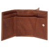 piké Genuine Leather Wallet for Men and Women, Brown, 022065,