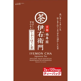 Uji no Tsuyu Iemon Roasted Rice Genmai Hojicha Tea Bags 2g x 120P