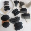 Women's Back Hair Volumizing Clip 3-Piece Set #3: Half-Moon 3-Piece Set 3ea