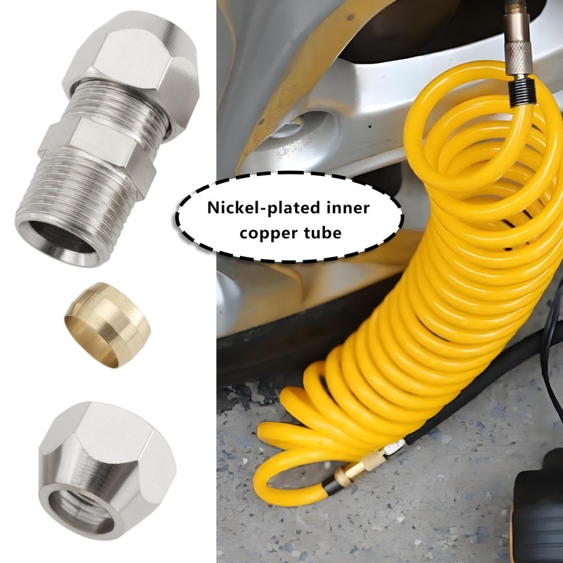 Create idea Pack of 4 8 mm Copper Compression Fitting