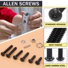 Mardatt 502Pcs Universal RC Screw Kit Includes M3 M4 Metric