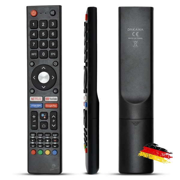 Dakana Ersatz Fernbedienung für ChiQ GCBLTV02ADBBT Changhong Fernseher TV Remote