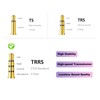 VCE 3.5mm Female to Female Adapter, 1/8 Inch Stereo Mini